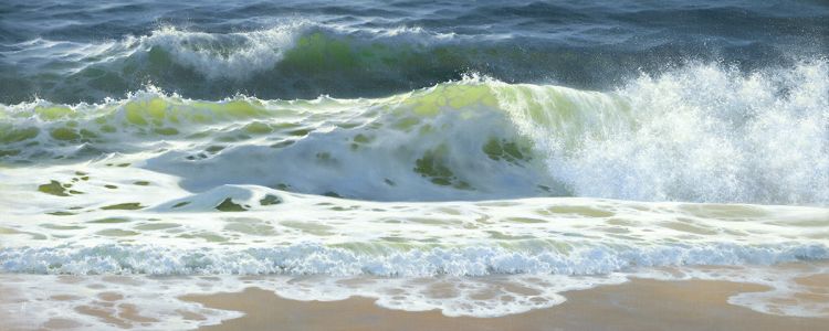 Grünes Herz der Welle II