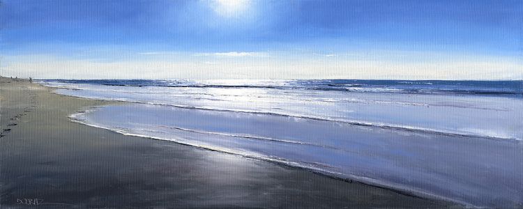 Brandung im Gegenlicht / Sylt