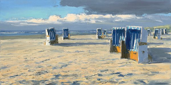 Strandkörbe im Abendlicht / Sylt