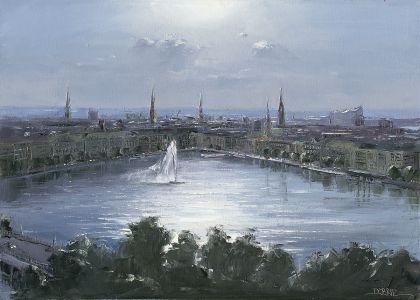 Hamburg im Gegenlicht