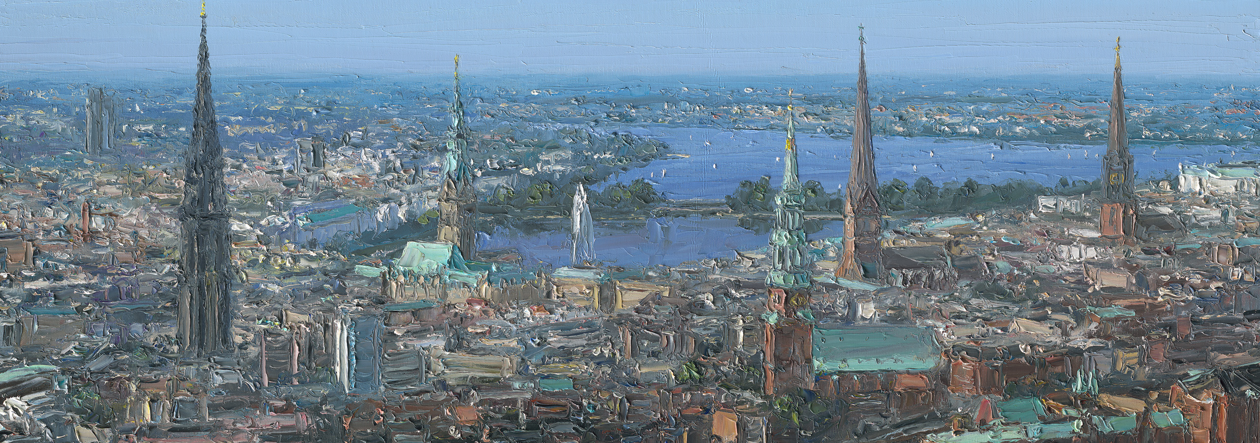 BILD: Peter Witt - Blick über Hamburg