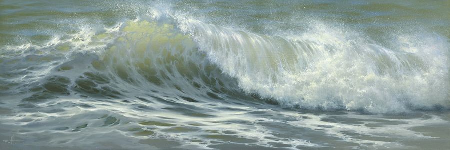 Kuss der leuchtenden Welle