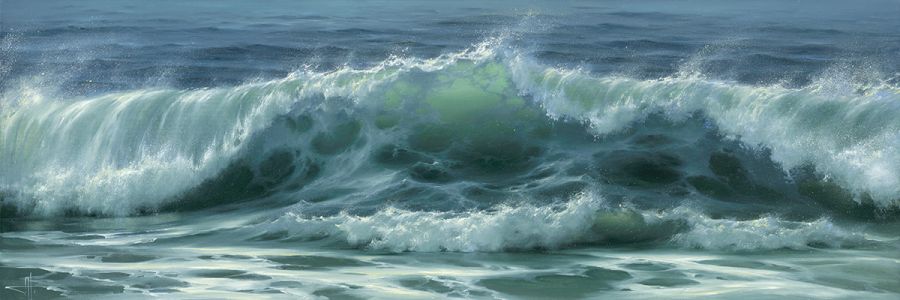 Das Leuchten der wilden Welle