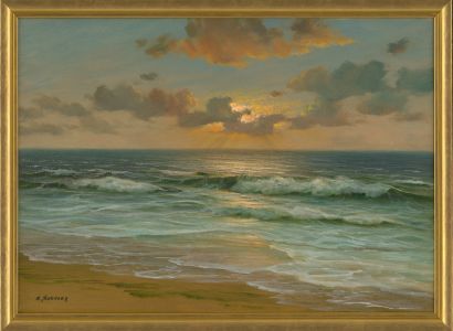 Brandung in der Abendsonne