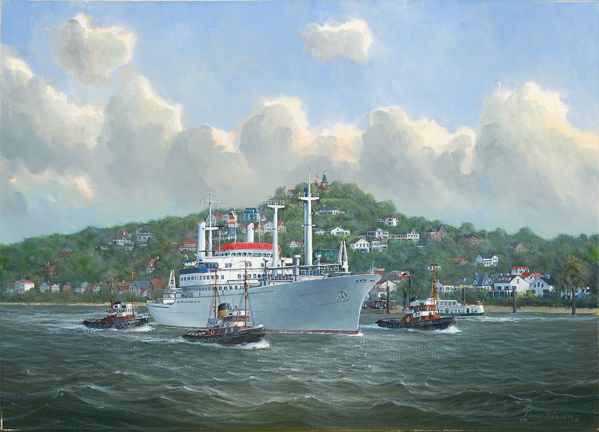 Cap San Diego vor Blankenese